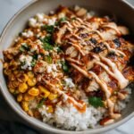 Street Corn Chicken Rice Bowl