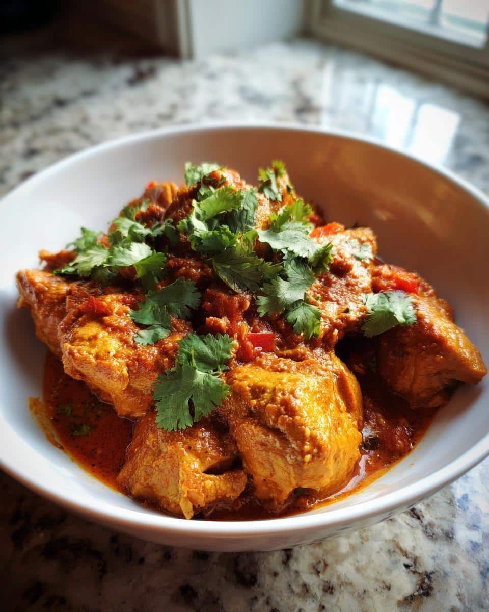 crockpot butter chicken - detail 1