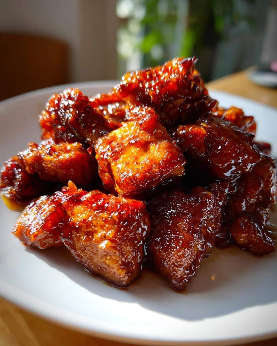 honey garlic slow cooker chicken - detail 1