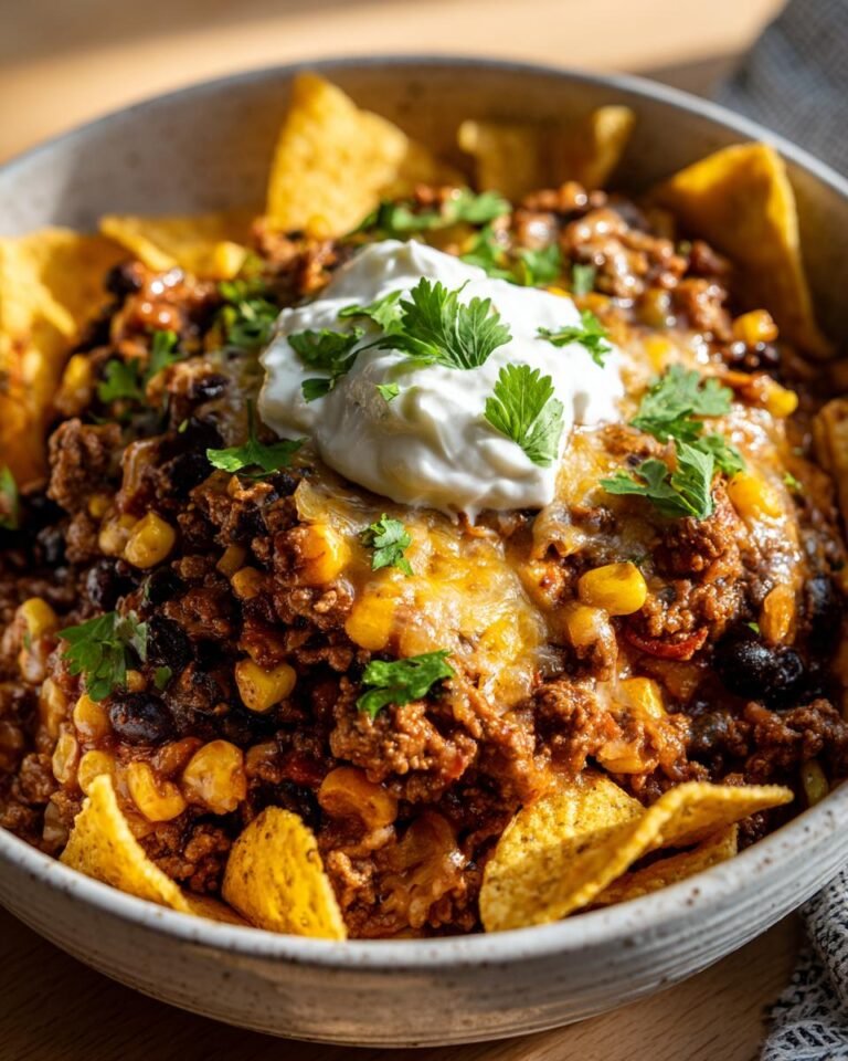 slow cooker taco casserole