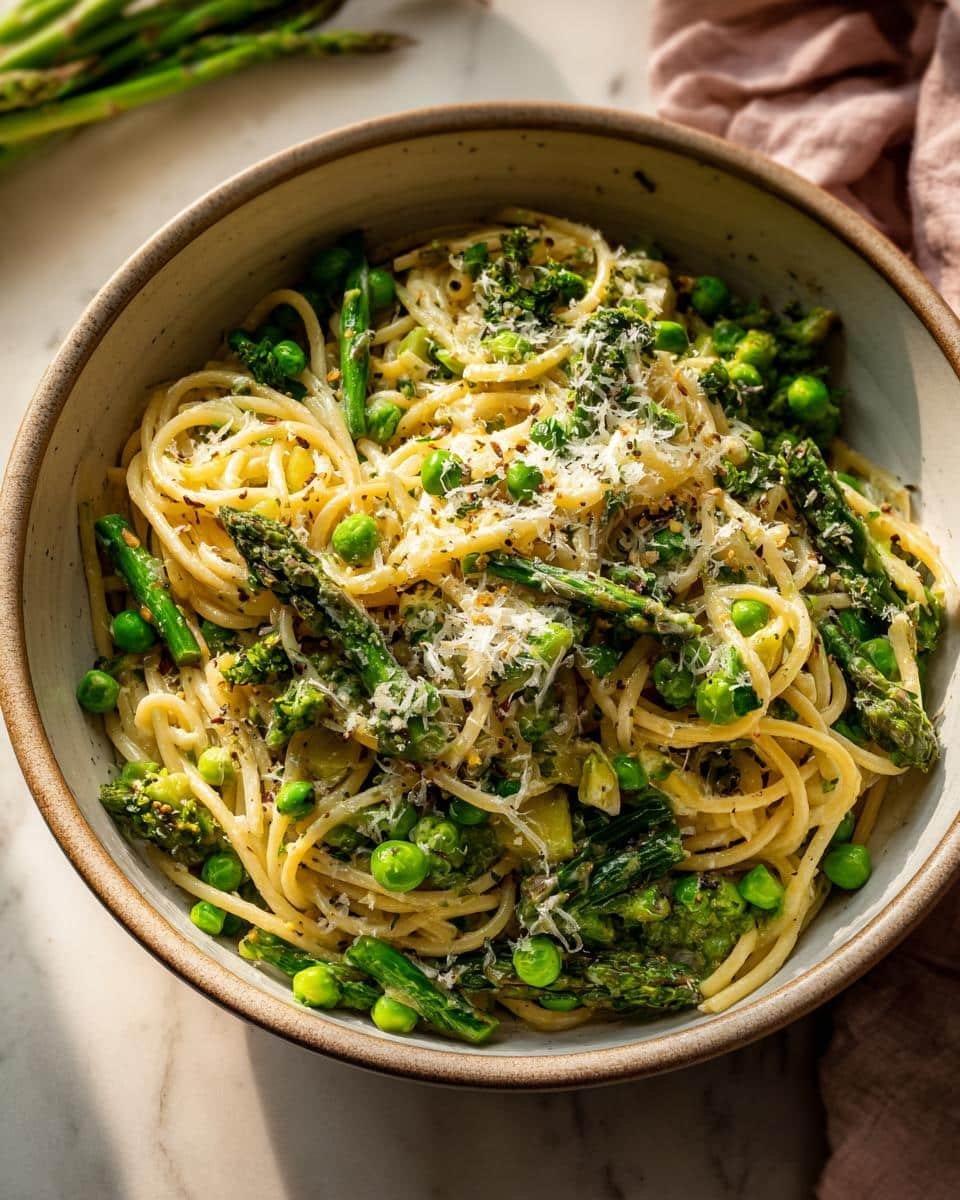 Irresistible 30-Minute Asparagus Pea Pasta Recipe 1 Asparagus Pea Pasta - detail 1