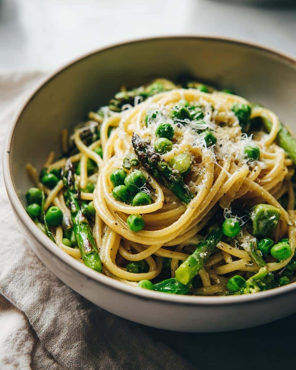 Irresistible 30-Minute Asparagus Pea Pasta Recipe