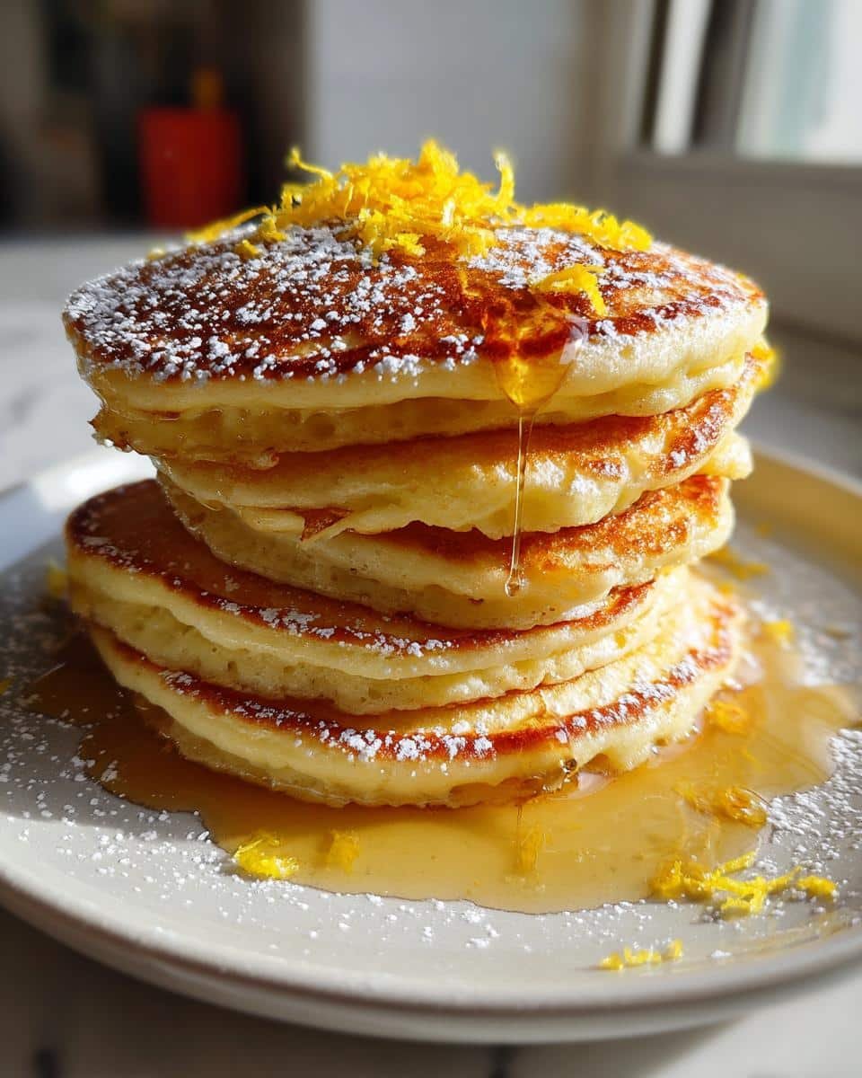 25-Minute Lemon Pancakes Fresh Brunch Idea – Irresistibly Tangy!