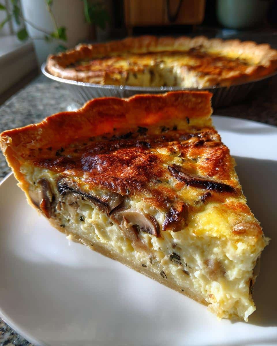 Flawless Mushroom Quiche Easy Recipe in 45 Minutes 1 Mushroom Quiche Easy Recipe - detail 1