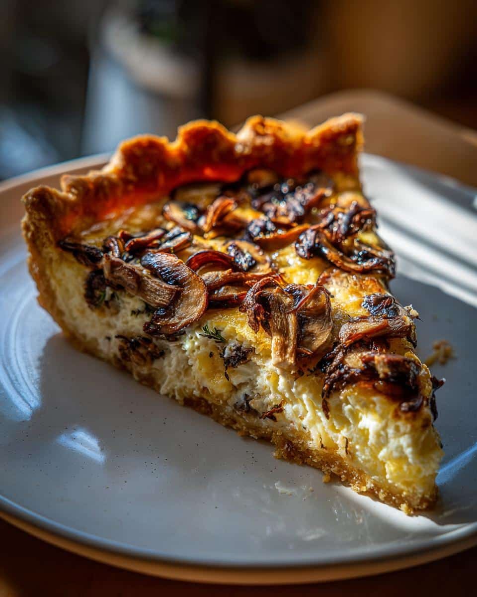 Flawless Mushroom Quiche Easy Recipe in 45 Minutes 2 Mushroom Quiche Easy Recipe - detail 2