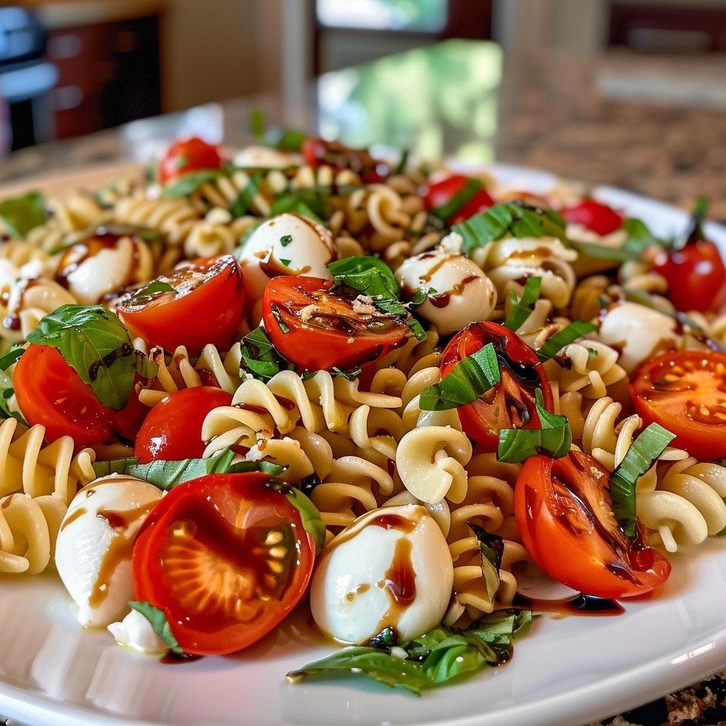Delicious Caprese Pasta Salad Recipe for Light Summer Meals