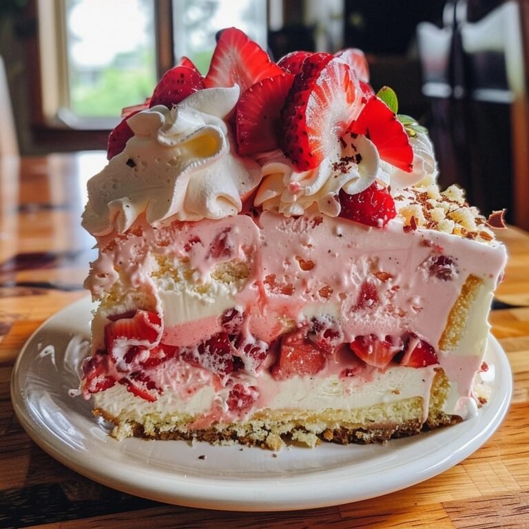 Irresistible Strawberry Ice Cream Cake Recipe 7 img1 491