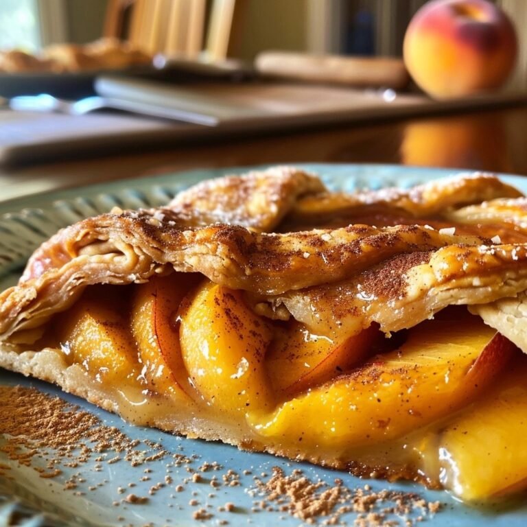 Peach Galette Recipe: A Perfectly Rustic & Juicy Summer Dessert 3 img1 506