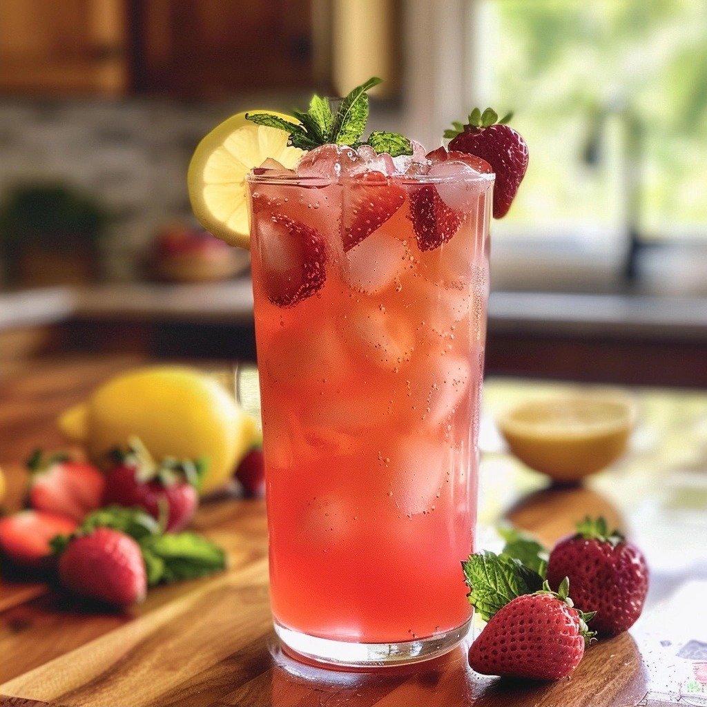 Sparkling Strawberry Lemonade: A Refreshing Summer Delight